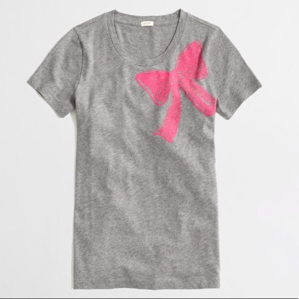 J. Crew bow T-shirt 🎀